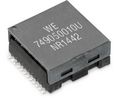 WE-LAN 10G Base T-SMT Transformer , 1:1, 120uH